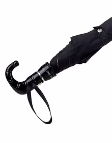 KC Paul & Sons Major 2 Fold Black Umbrella