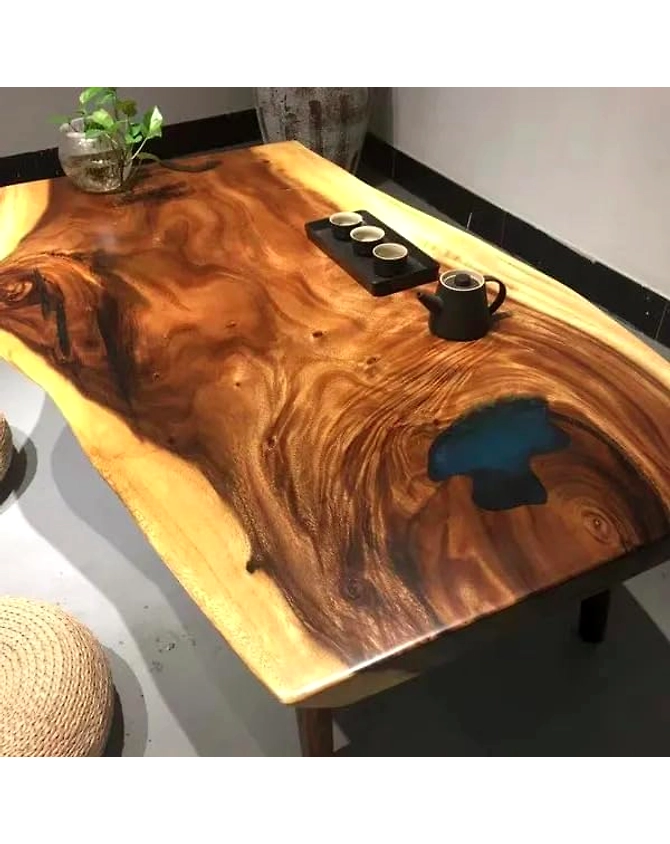 Live Egde Table Wooden Dinning Table Coffe Table Live Room Table Side/End Table Bar Counter Home Decor Table Top Only-60by30-3