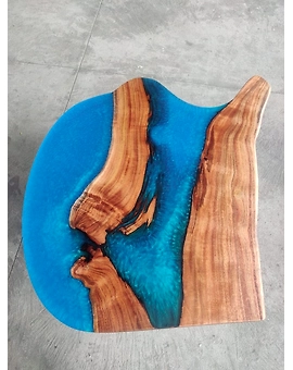 Beautiful Indoor Round Wooden Mount Coffee Table Epoxy Dining Table Living Room Table Walnut Table Top Wooden Table Bar Counter Top Only