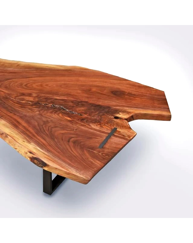 Custom Natural Wood Live Edge Dining Table Wooden Dining Table Coffee Table Bar Counter Living Room Table Wall Art Side/End Table Conference Table Top Only-60by30-4