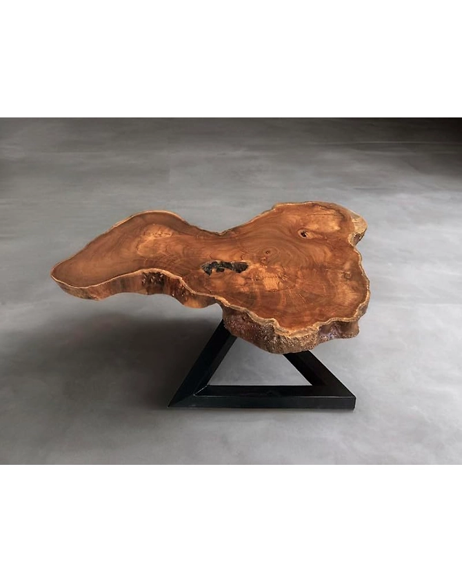 Classic Live Edge Indoor Wooden Coffee Table Epoxy Coffee Table Living Room Table Epoxy Table Top End Table Side Table Luxury Table Home Décor Conference Table-Wooden-1