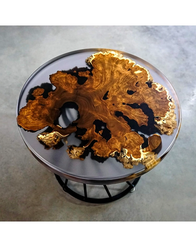Unique Clear Indoor Epoxy Coffee Table Resin Coffee Table Living Room Table for 2, 4, 6, 8 Side Table End Table Home Décor Epoxy Table Top Only-66455-1