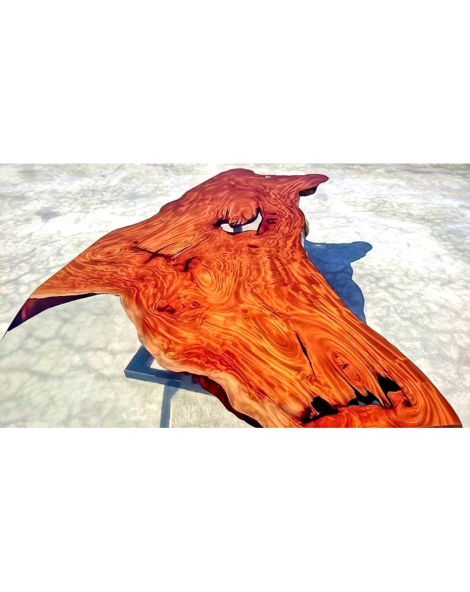Customized Live Edge Clear Epoxy Resin Dining Table, Coffee Table 2, 4, 6, 8 End &amp; Side Table Bar Wooden Table Patio Table Top Only-60by30-4