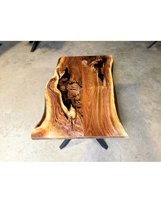 Large Indoor Live Edge Dining Room Table 2, 4, 6, 8 Living Room Table Bar Counter End/Side Table Wooden Table Patio Table Top Only-66278-1