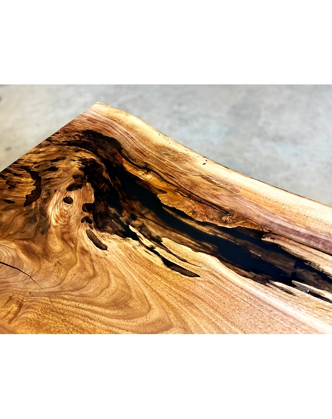 Large Indoor Live Edge Dining Room Table 2, 4, 6, 8 Living Room Table Bar Counter End/Side Table Wooden Table Patio Table Top Only-60by30-4