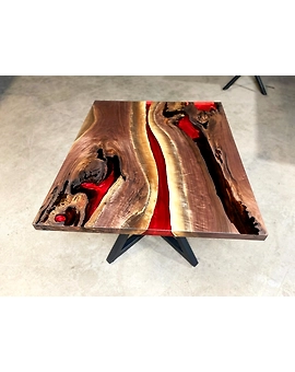 Large Indoor Lava Red Epoxy Resin Table Dining Table Coffee Table Side/End Table Living Room Table Conference Table Patio Table Home Décor Top Only