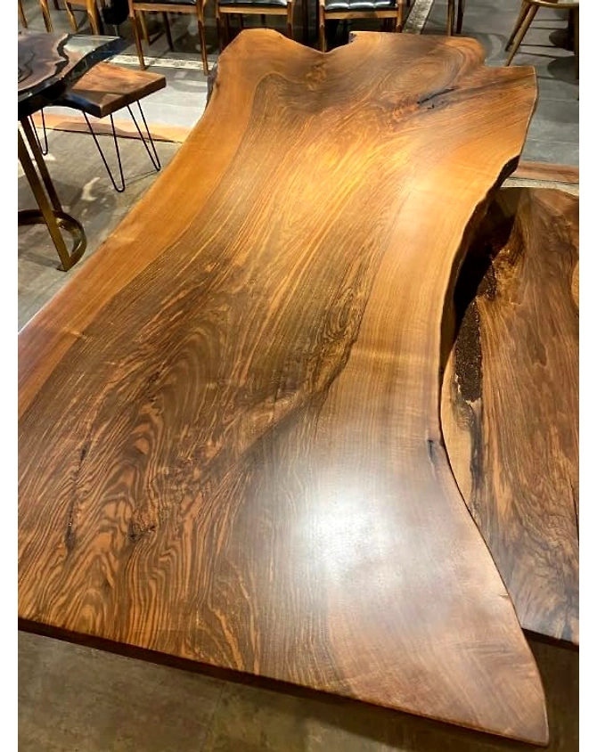 Pinnacle Acacia Wood Live Edge Dining Room Table Kitchen Table Coffee Table Living Room Table Conference Table Counter Table Patio Table End/Side Table Top Only-60by30-2