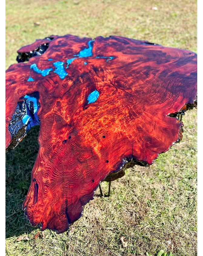 Premium Glossy Epoxy Round Resin Coffee Table Living Room Table Dinning Table Home Office Table Center Table Console Table End Table Side Table Home Décor Top Only-18by18-2