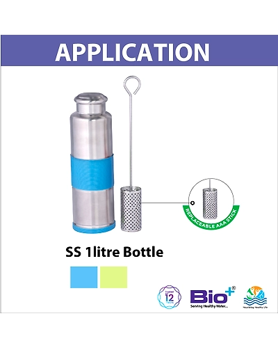 Bio+ SS 1 Liter Bottle Cartridge/Diffuser-3