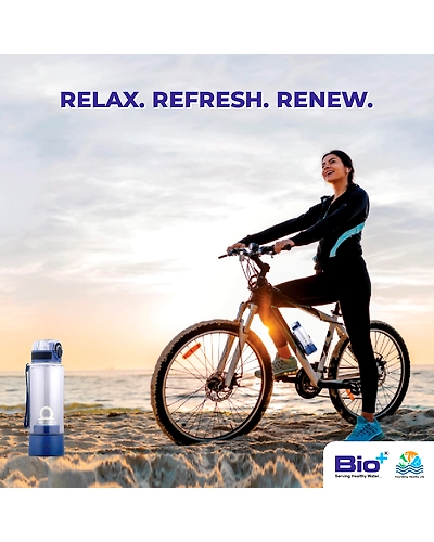 Bio+ Hydrogen Generating Bottle-Ice White-2