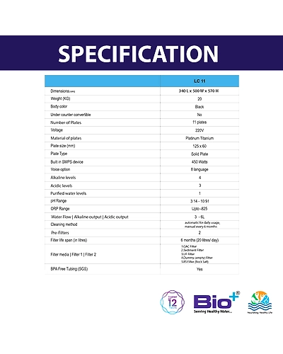 Bio+ Light Commercial Water Ionizer-4
