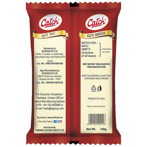 Catch Kuti Mirch 100 GM Pouch-1