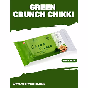 Green Crunch with organic Spirulina 18 gm