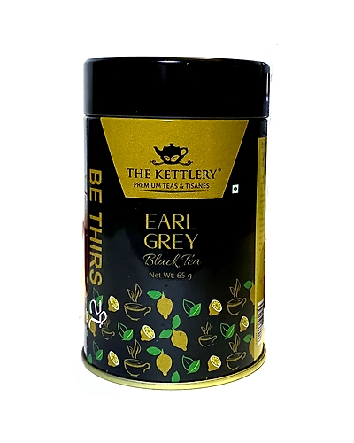 THE KETTLERY EARL GREY BLACK TEA 65 GMS-TK-001