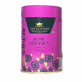 rose geranium green tea 65 gms