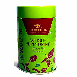 whole peppermint green tea