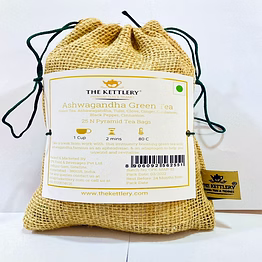 ashwagandha green tea bags (pack of 25)