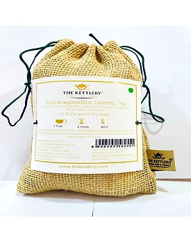 Ashwagandha Green Tea Bags (Pack of 25)