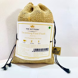 darjeeling first flush pyramid tea bags (pack of 25)