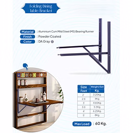 folding dining set mechanism | space-saving dining fittings | made in india – spacelogix