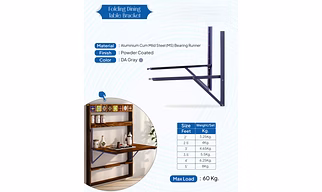 Folding Dining Set Mechanism | Space-Saving Dining Fittings | Made in India – Spacelogix
