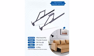 Sofa Bed Mechanism with Guide Track | Folding Bed Fittings | Made in India – Spacelogix