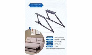 Sofa Bed Mechanism Without Guide Track | Foldable Sofa Fittings | Made in India – Spacelogix