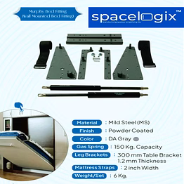 murphy bed fittings | wall mounted bed mechanism | made in india – spacelogix