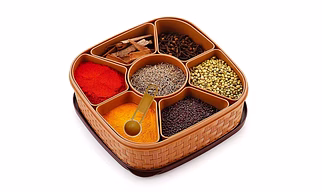 Plastic 7 Section Spice Box
