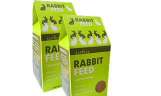 Surtaru Rabbit Feed | 100% Organic, Highly Fibrous, Healthy & Delicious Pellet