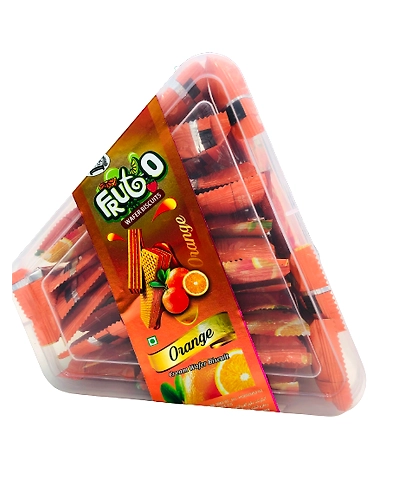 Fruto Orange flavoured wafer biscuits-11373216