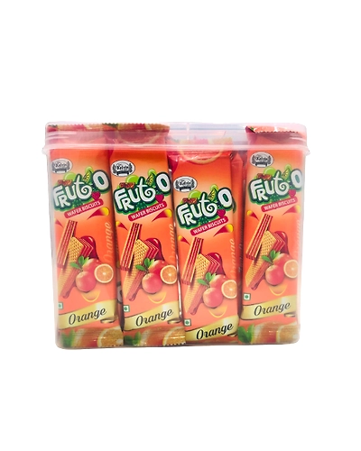 Fruto Orange flavoured wafer biscuits-1