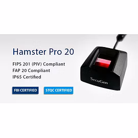 FINGERPRINT SCANNER SECUGEN HAMSTER PRO20 / RIDDHI SIDDHI COMPUTRS