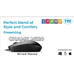 MOUSE TVSE CHAMP M120 USB