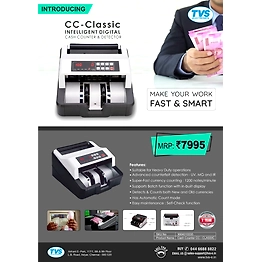 CURRENCY COUNTING & FND TVSe CC-232 Classic