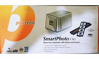 Photo Editor Plustek SmartPhoto F50 Compact 1800 DPI Film Scanner