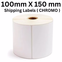 barcode label chromo 100mm x 150mm x 300