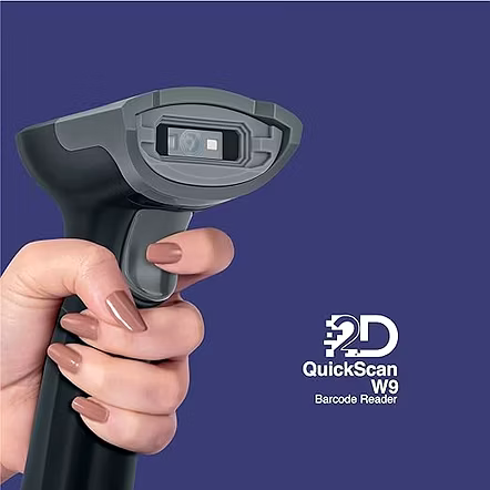BARCODE SCANNER FINGERS QUICKSCAN W9- 2D W/STAND