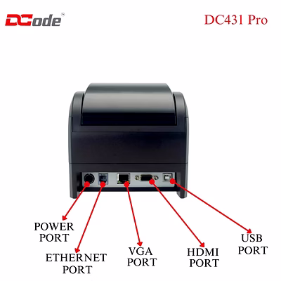 dcode barcode printer dc431 300dpi