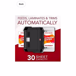 lam roll gbc foton 30 auto laminator 230v eu/u
