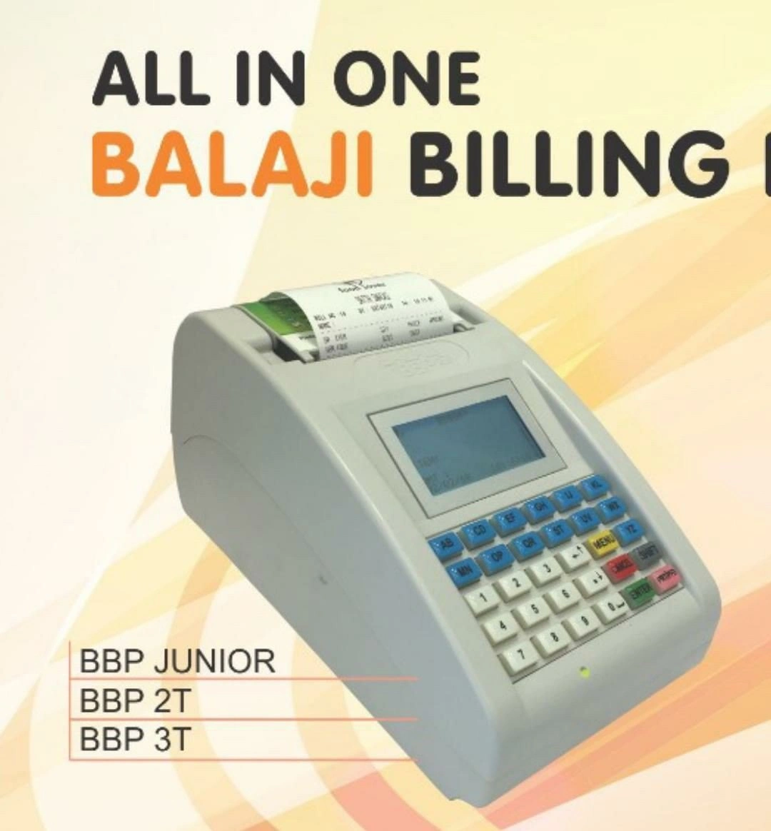 ELECTRONIC CASH REGISTER BALAJI BBP2T JUNIOR - 2&quot; / RIDDHI SIDDHI COMPUTERS