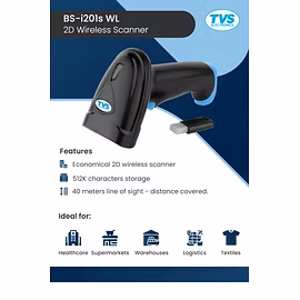 TVSE BS I201S 2D WL BARCODE SCANNER / RIDDHI SIDDHI COMPUTERS