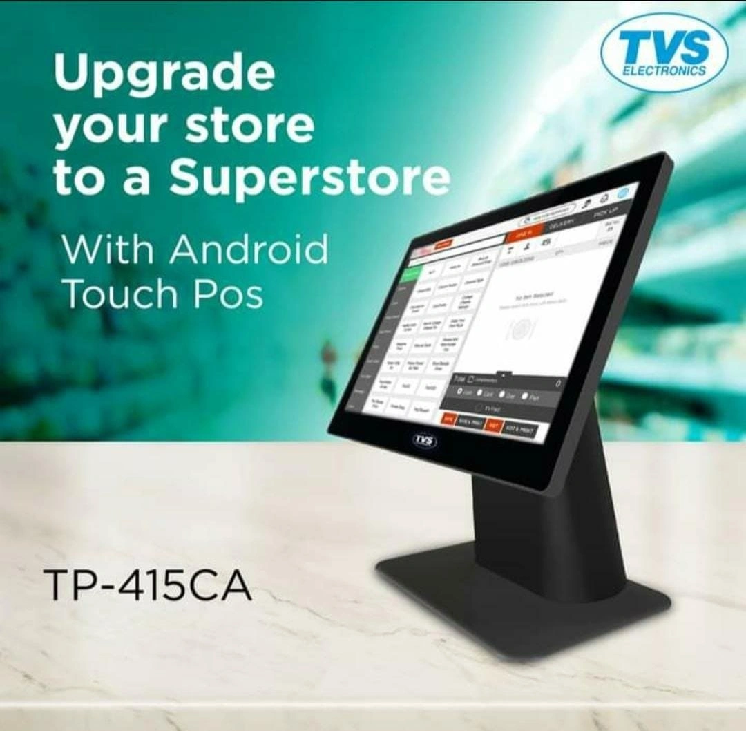 15&quot; TOUCH POS TVS TP415CA (ANDROID) / RIDDHI SIDDHI COMPUTERS