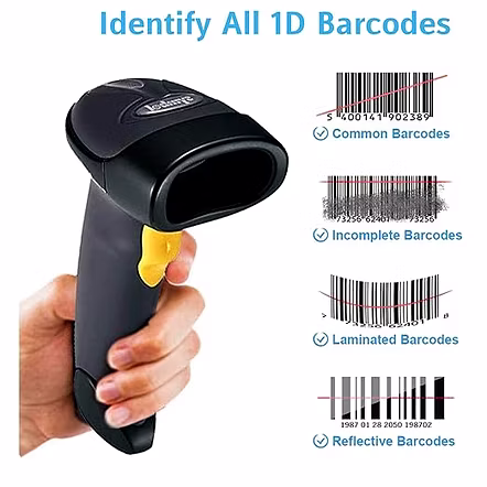 ZEBRA LS2208 (USED) 1D USB Wired Barcode Scanner