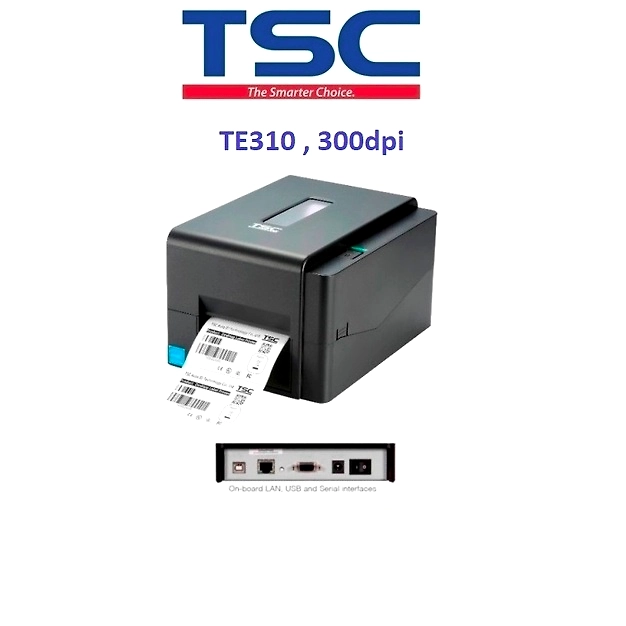 SHIPPING LABEL PRINTER TSC TE310 - 300DPI (U.S.E.UH) BARCODE PRINTER