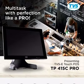 15&quot; TOUCH POS TVS TP-415C PRO (WIN BASED) / RIDDHI SIDDHI COMPUTERS