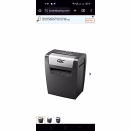 shred x-cut gbc shredmaster x308 230v eu