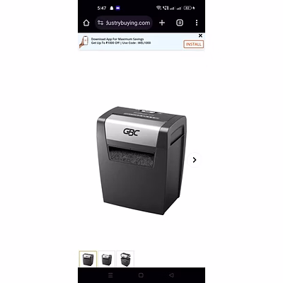 shred x-cut gbc shredmaster x308 230v eu