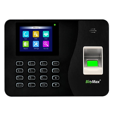 FINGER ATTENDANCE MACHINE BIOMAX BM-30W (PUSH)