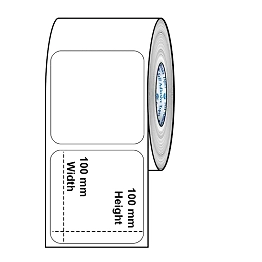 BARCODE LABELS 100MM X 100MM X 500 CR